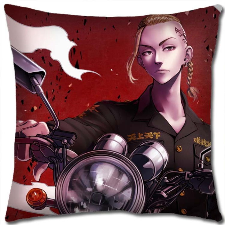 Tokyo Revengers Anime square full-color pillow cushion 45X45CM NO FILLING   D2-5