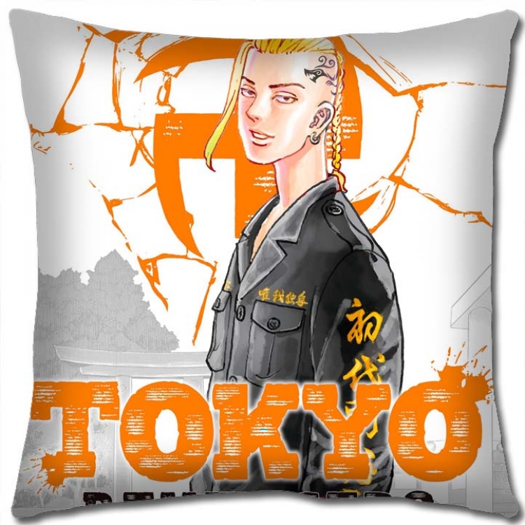 Tokyo Revengers Anime square full-color pillow cushion 45X45CM NO FILLING  D2-12