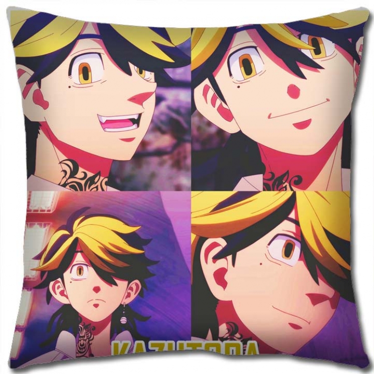 Tokyo Revengers Anime square full-color pillow cushion 45X45CM NO FILLING  D2-21