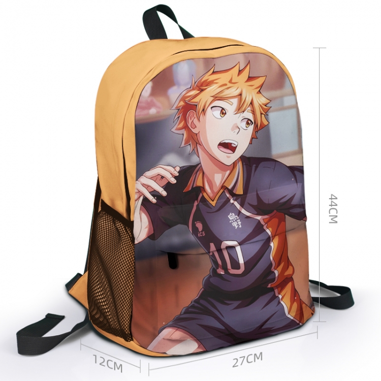 Haikyuu!! Animation surrounding full color backpack student school bag 27x44x12