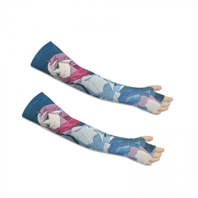 DARLING in the FRANXX Printed Long Cycling Sleeve Sun Protection Sleeve