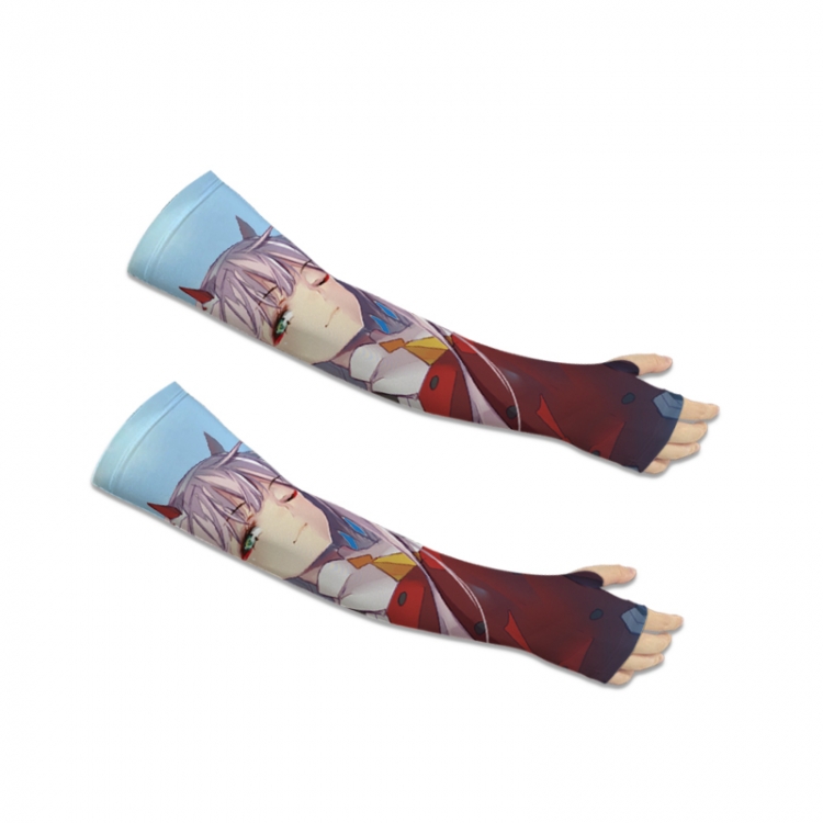 DARLING in the FRANXX Printed Long Cycling Sleeve Sun Protection Sleeve