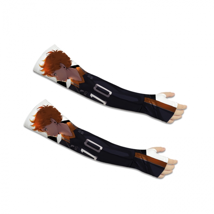 Haikyuu!! Printed Long Cycling Sleeve Sun Protection Sleeve
