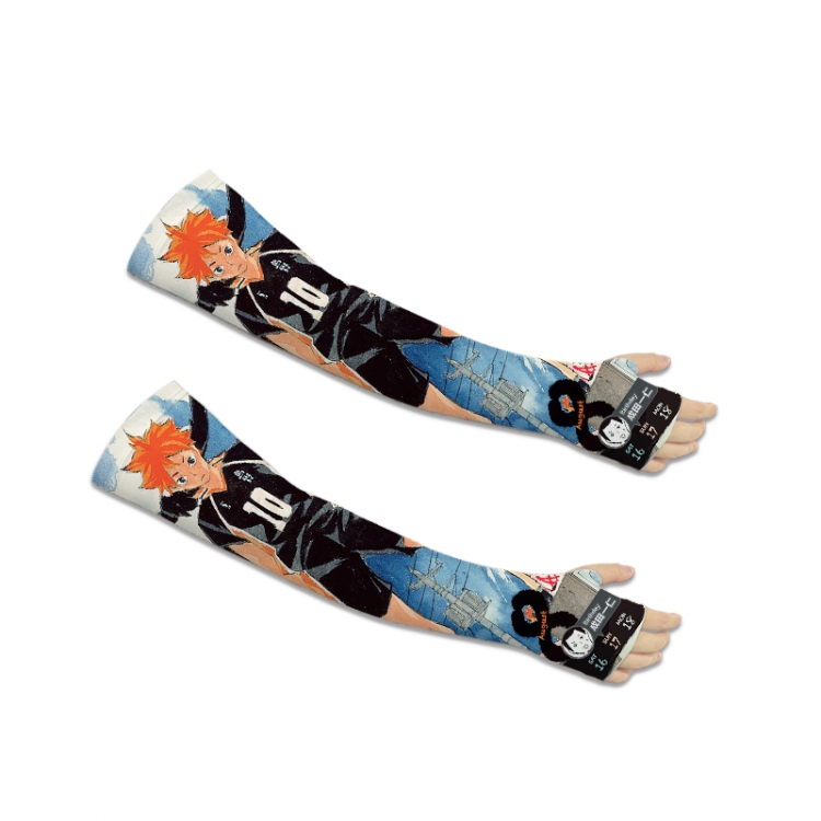Haikyuu!! Printed Long Cycling Sleeve Sun Protection Sleeve