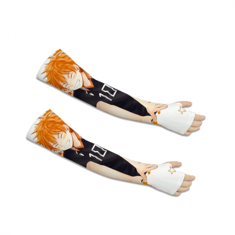 Haikyuu!! Printed Long Cycling Sleeve Sun Protection Sleeve