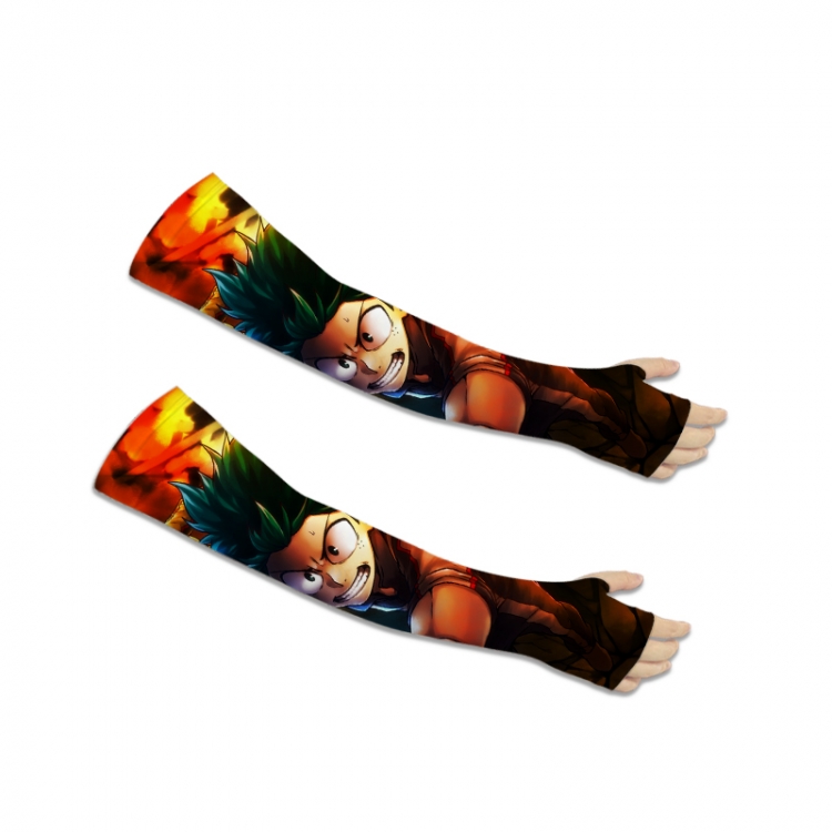 My Hero Academia Printed Long Cycling Sleeve Sun Protection Sleeve