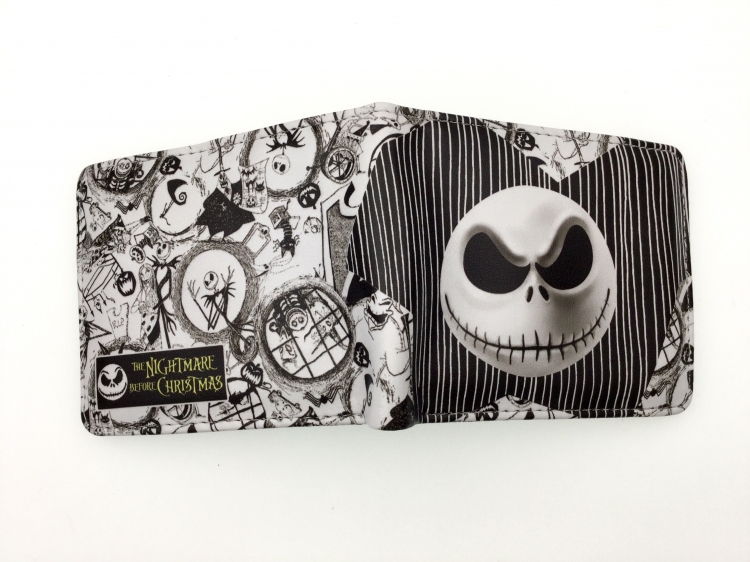 The Nightmare Before Christmas two fold  Short wallet 11X9.5CM