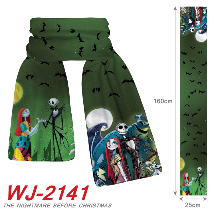 The Nightmare Before Christmas Anime plush impression scarf  WJ-2141