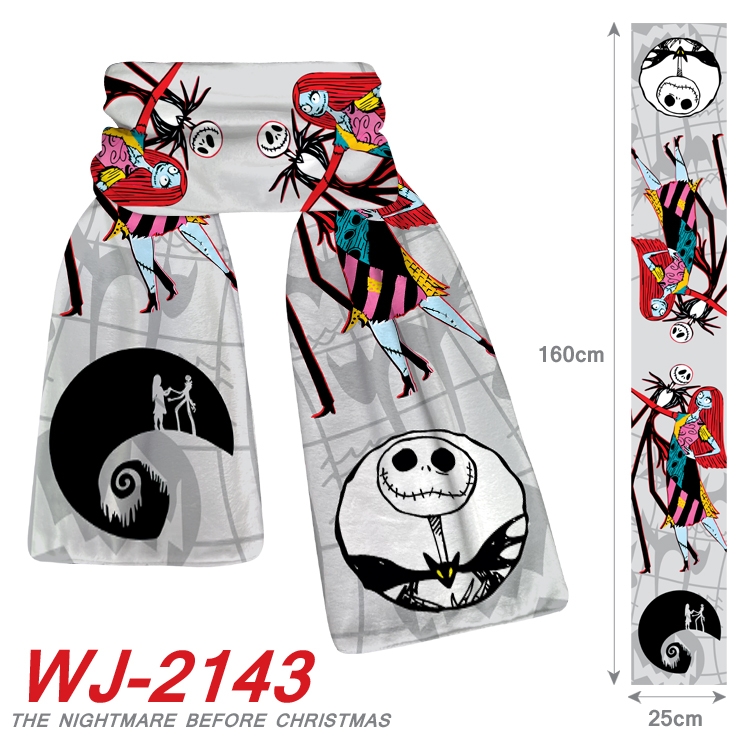 The Nightmare Before Christmas Anime plush impression scarf  WJ-2143