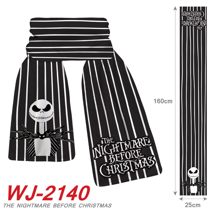 The Nightmare Before Christmas Anime plush impression scarf  WJ-2140