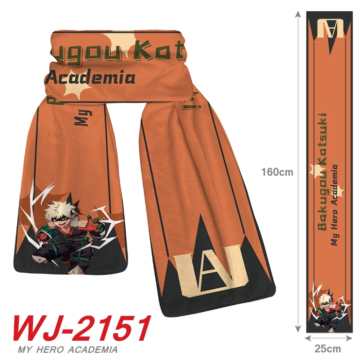 My Hero Academia Anime plush impression scarf WJ-2151