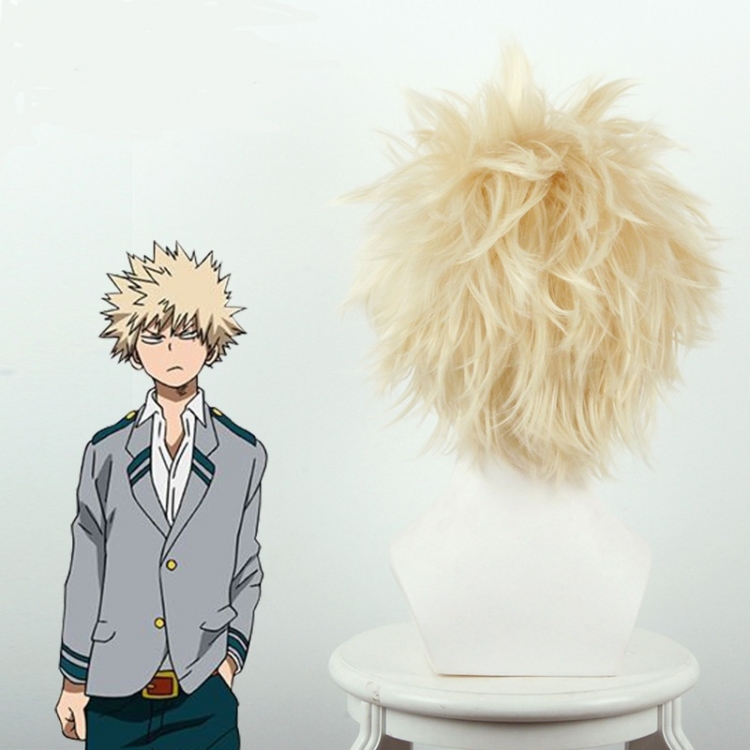 My Hero Academia Anime peripheral short hair cos wig 445C