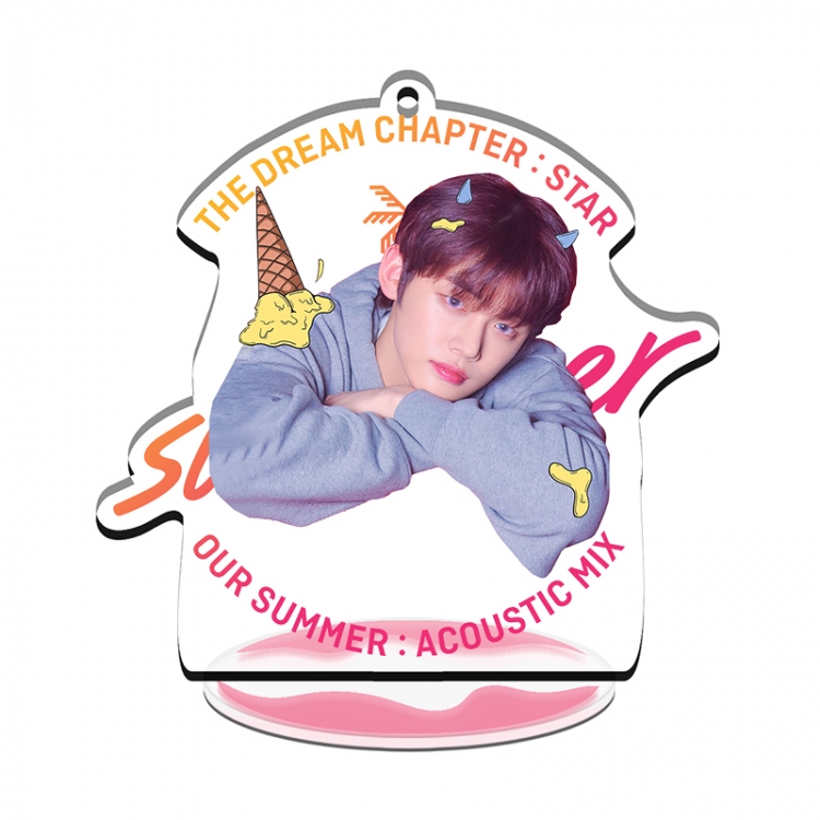 TXT YEONJUN Multifunctional Acrylic Keychain Stand Plates Keychain 8cm