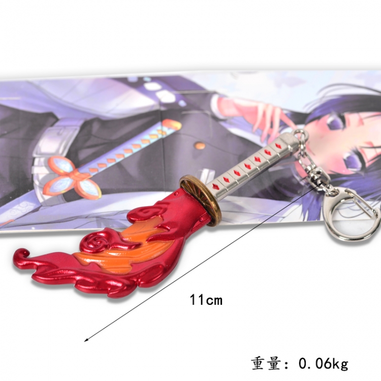 Demon Slayer Kimets Animation peripheral metal keychain pendant price for 5 pcs