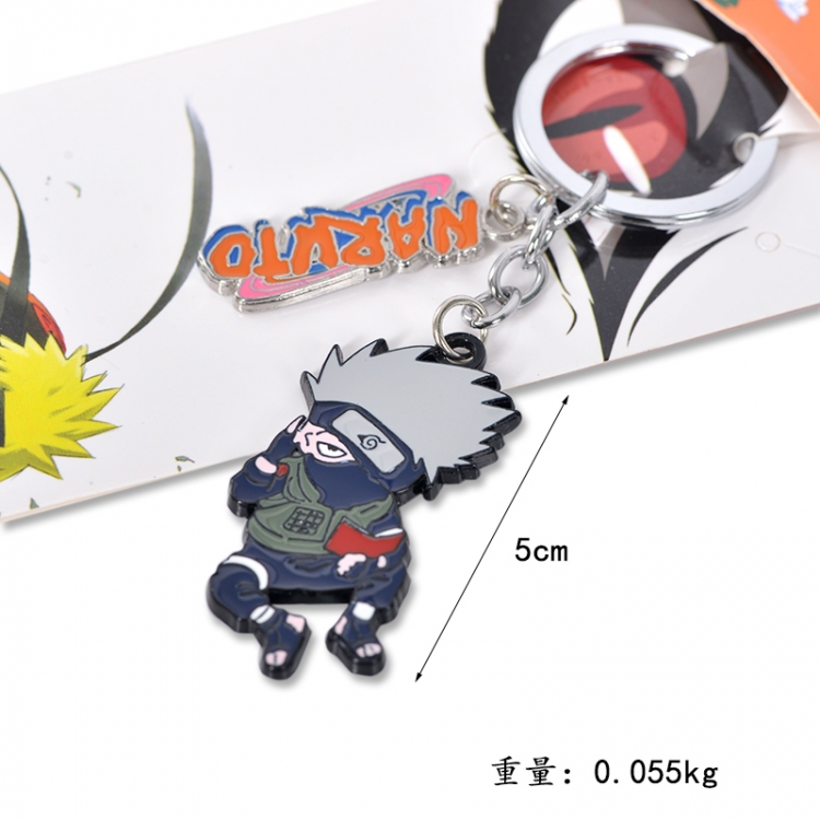Naruto Animation peripheral metal keychain pendant style C