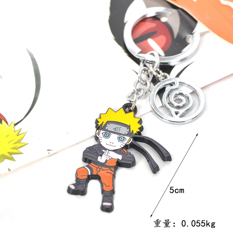 Naruto Animation peripheral metal keychain pendant style H
