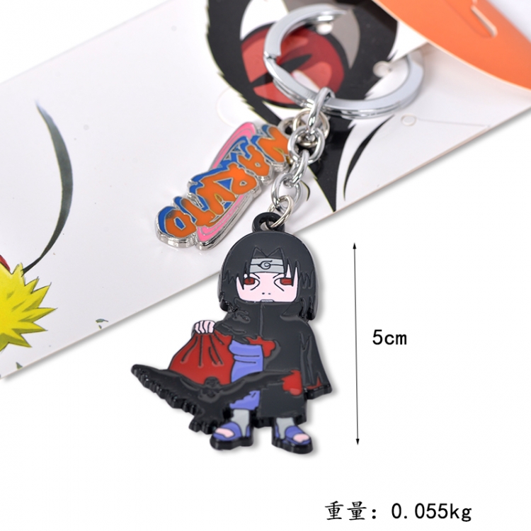Naruto Animation peripheral metal keychain pendant style D