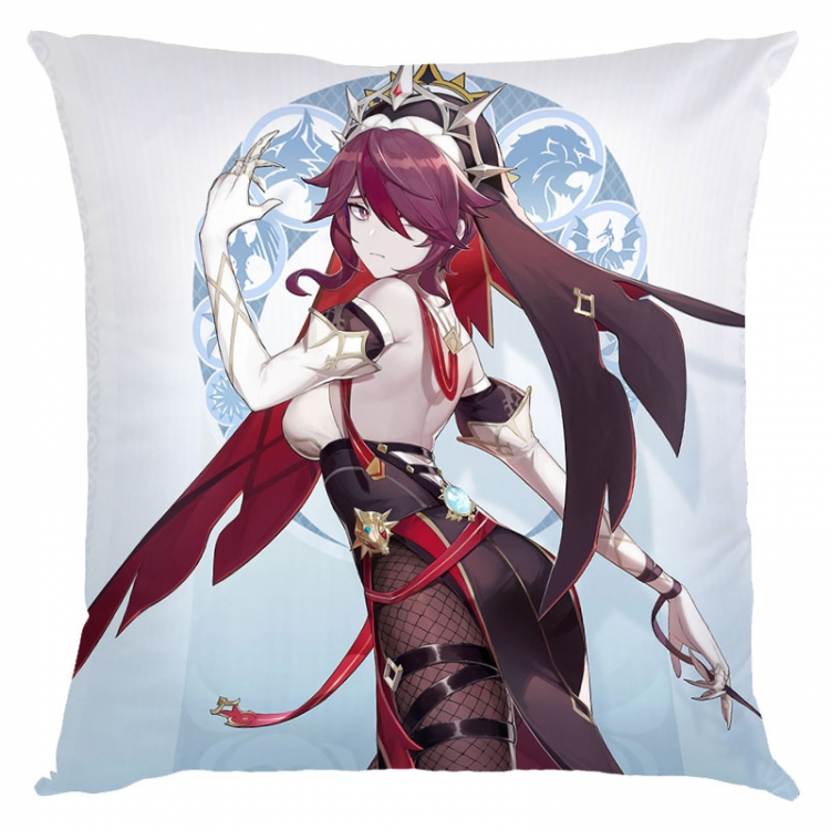 Genshin Impact  Anime square full-color pillow cushion 45X45CM NO FILLING Y1-130