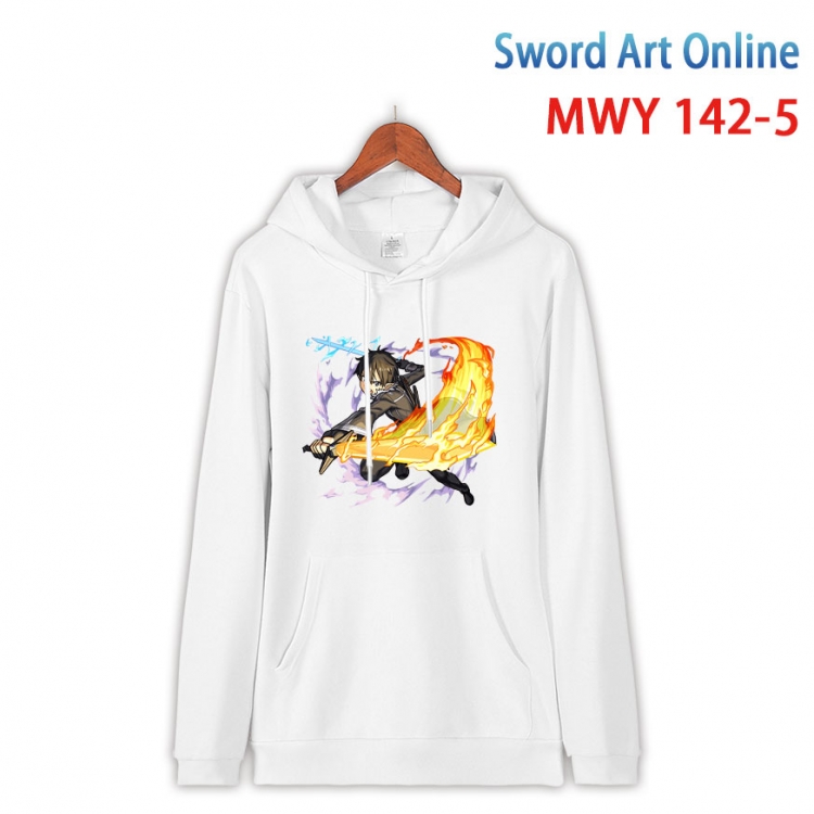 Sword Art Online Cartoon hooded patch pocket cotton sweatshirt from S to 4XL MWY-142-5