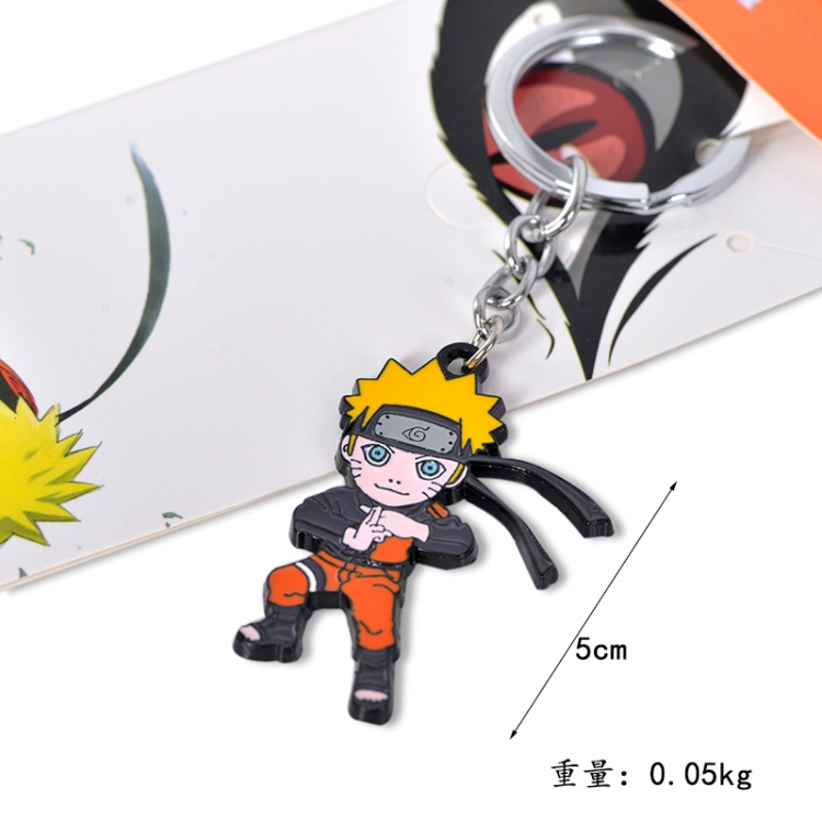 Naruto Animation peripheral metal  keychain pendant style D price for 5 pcs