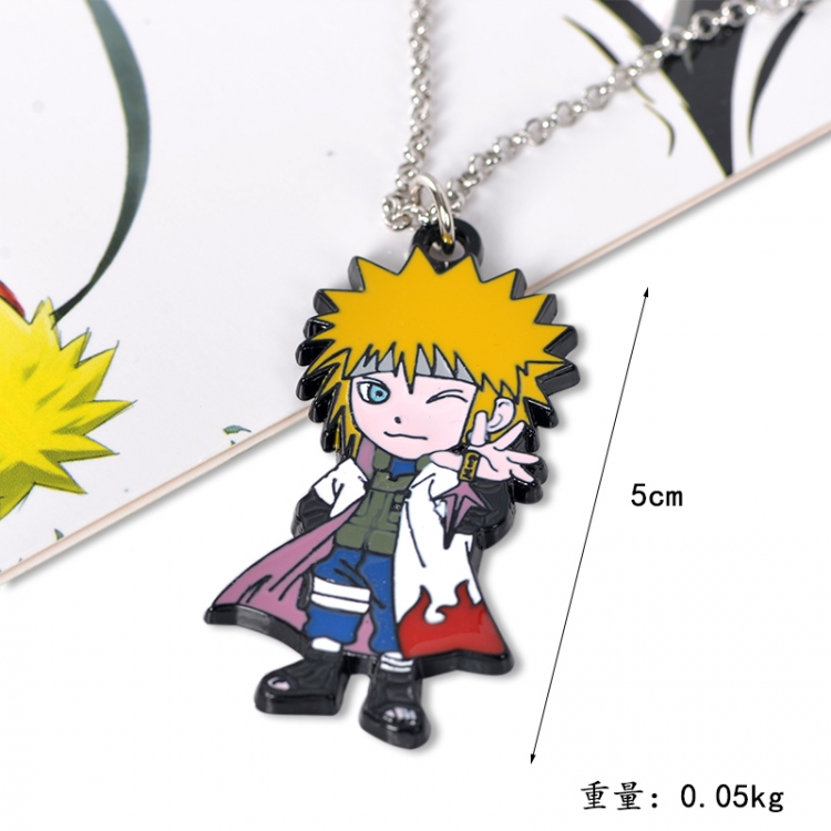 Naruto Anime cartoon metal necklace pendant style D price for 5 pcs