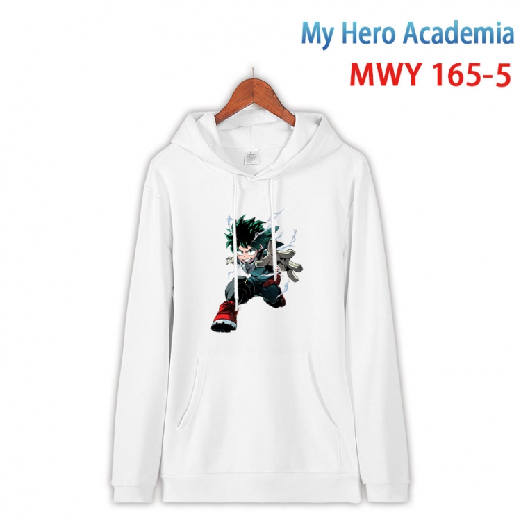 My Hero Academia Cartoon hooded patch pocket cotton sweatshirt from S to 4XL  MWY-165-5