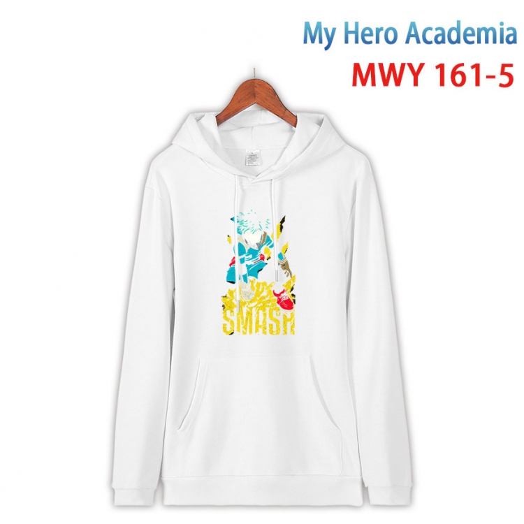 My Hero Academia Cartoon hooded patch pocket cotton sweatshirt from S to 4XL MWY-161-5