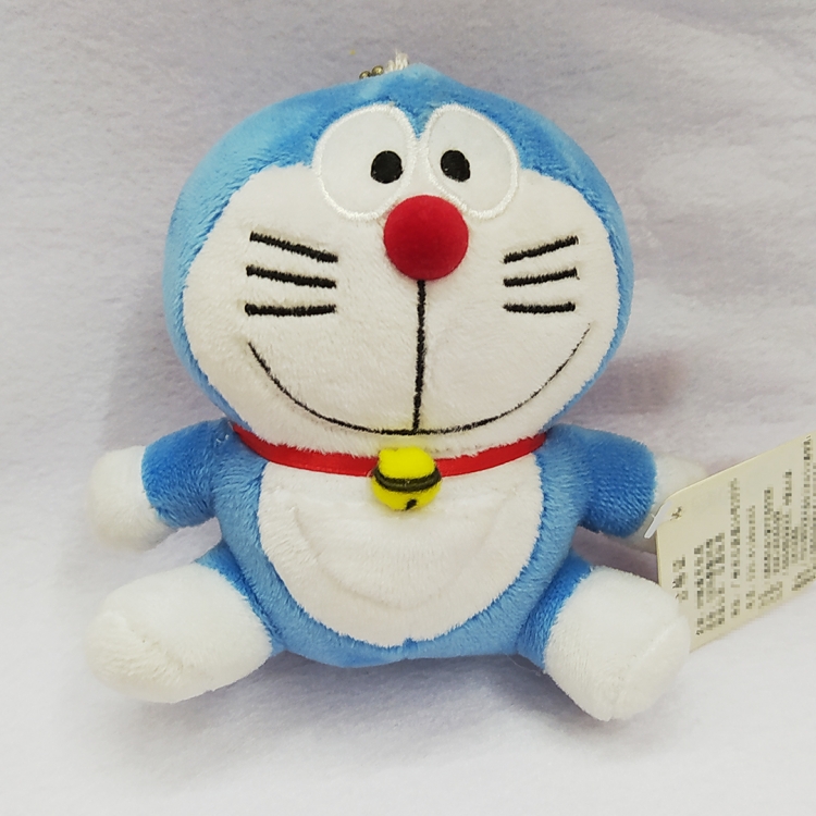 Jingle cat Plush school bag keychain pendant 10cm