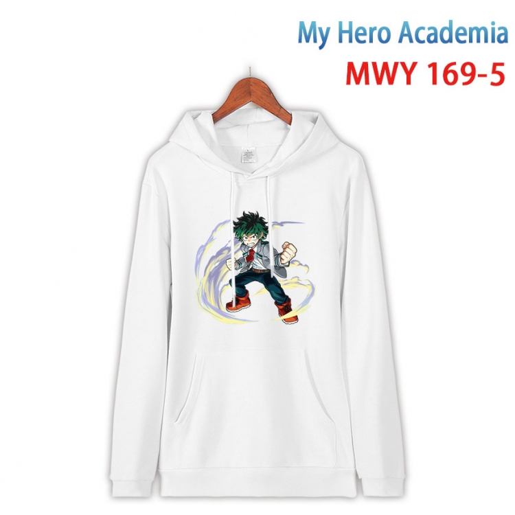 My Hero Academia Cartoon hooded patch pocket cotton sweatshirt from S to 4XL  MWY-169-5
