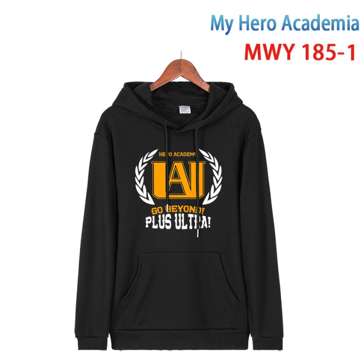 My Hero Academia Long sleeve hooded patch pocket cotton sweatshirt from S to 4XL  MWY 185 1
