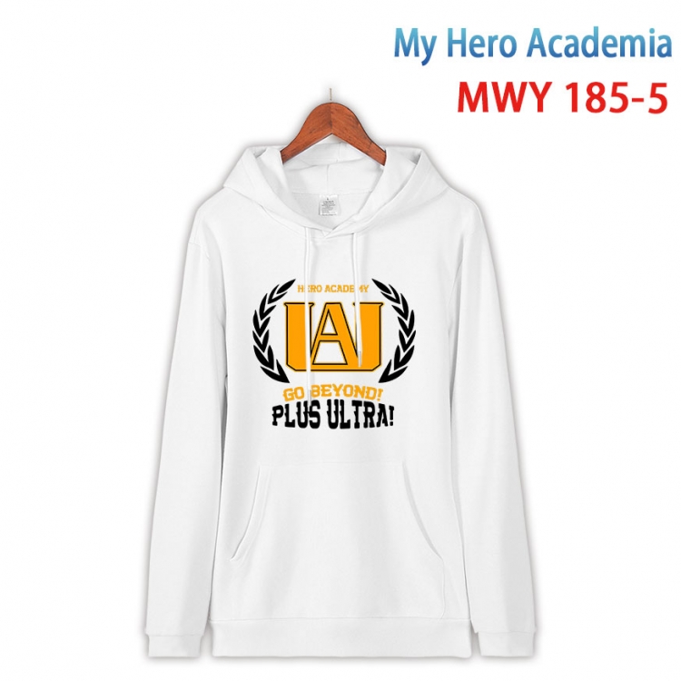 My Hero Academia Long sleeve hooded patch pocket cotton sweatshirt from S to 4XL  MWY 185 5
