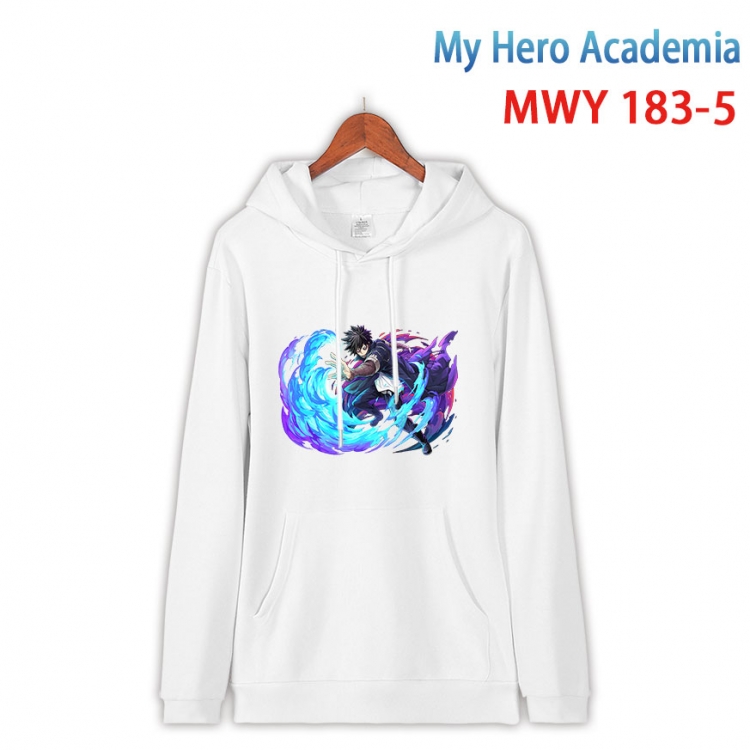 My Hero Academia Long sleeve hooded patch pocket cotton sweatshirt from S to 4XL  MWY 183 5