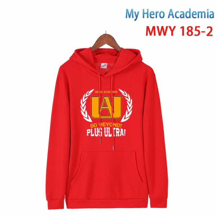 My Hero Academia Long sleeve hooded patch pocket cotton sweatshirt from S to 4XL  MWY 185 2