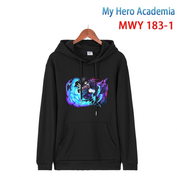 My Hero Academia Long sleeve hooded patch pocket cotton sweatshirt from S to 4XL MWY 183 1