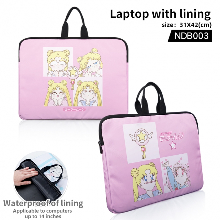 sailormoon Animation computer liner bag (single style can be customized with pictures) NDB003