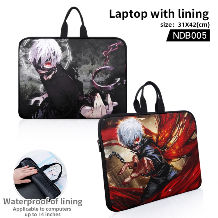 Tokyo Ghoul Animation computer liner bag (single style can be customized with pictures) NDB005