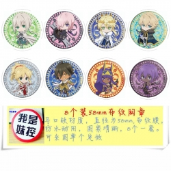 FATE Anime round Badge cloth B...