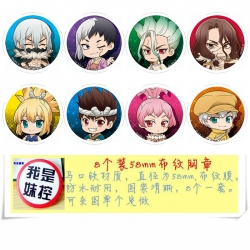 Dr.Stone Anime round Badge clo...