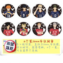 Haikyuu!! Anime round Badge cl...