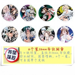 SHAMAN KING Anime round Badge ...