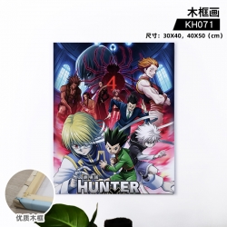 HunterXHunter Anime wooden fra...