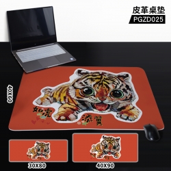 Tiger pattern cartoon leather ...