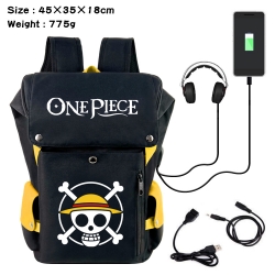 One Piece Flip Data USB Backpa...