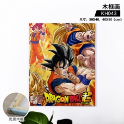 DRAGON BALL Anime wooden frame...