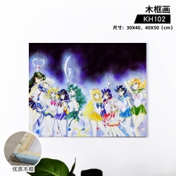 sailormoon Anime wooden frame ...