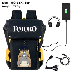 TOTORO Flip Data USB Backpack ...
