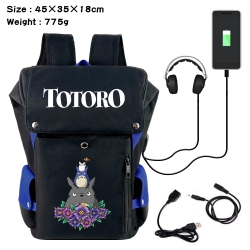 TOTORO Flip Data USB Backpack ...