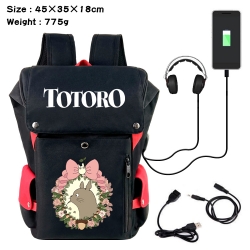 TOTORO Flip Data USB Backpack ...