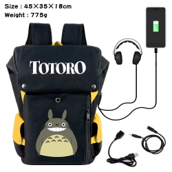 TOTORO Flip Data USB Backpack ...