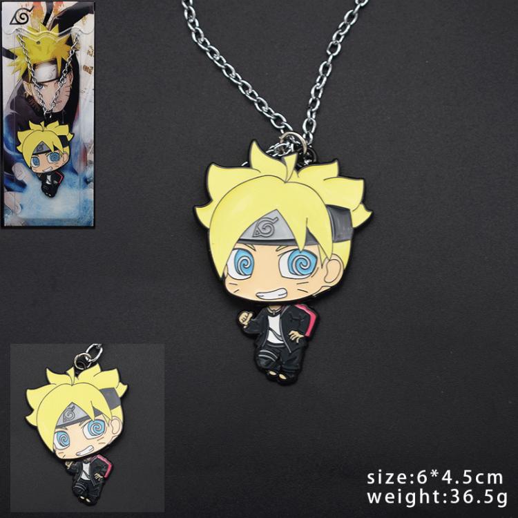 Naruto Anime cartoon turning necklace pendant